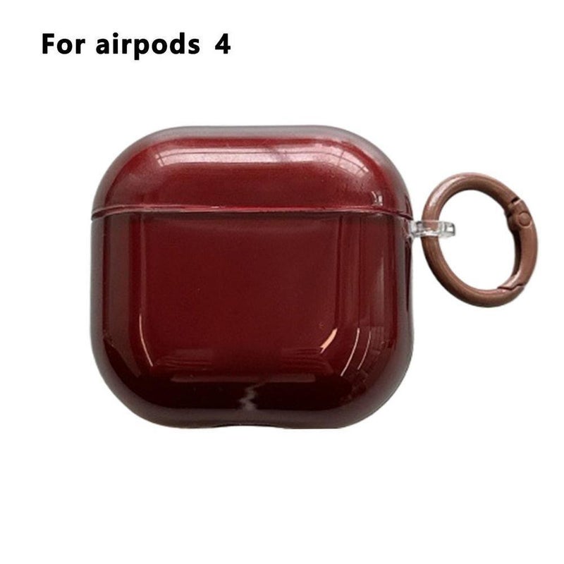 Dopamine minimalist solid color protective case for AirPods 4/Pro 3 earphones, second and third generation, new style with a girly feel.